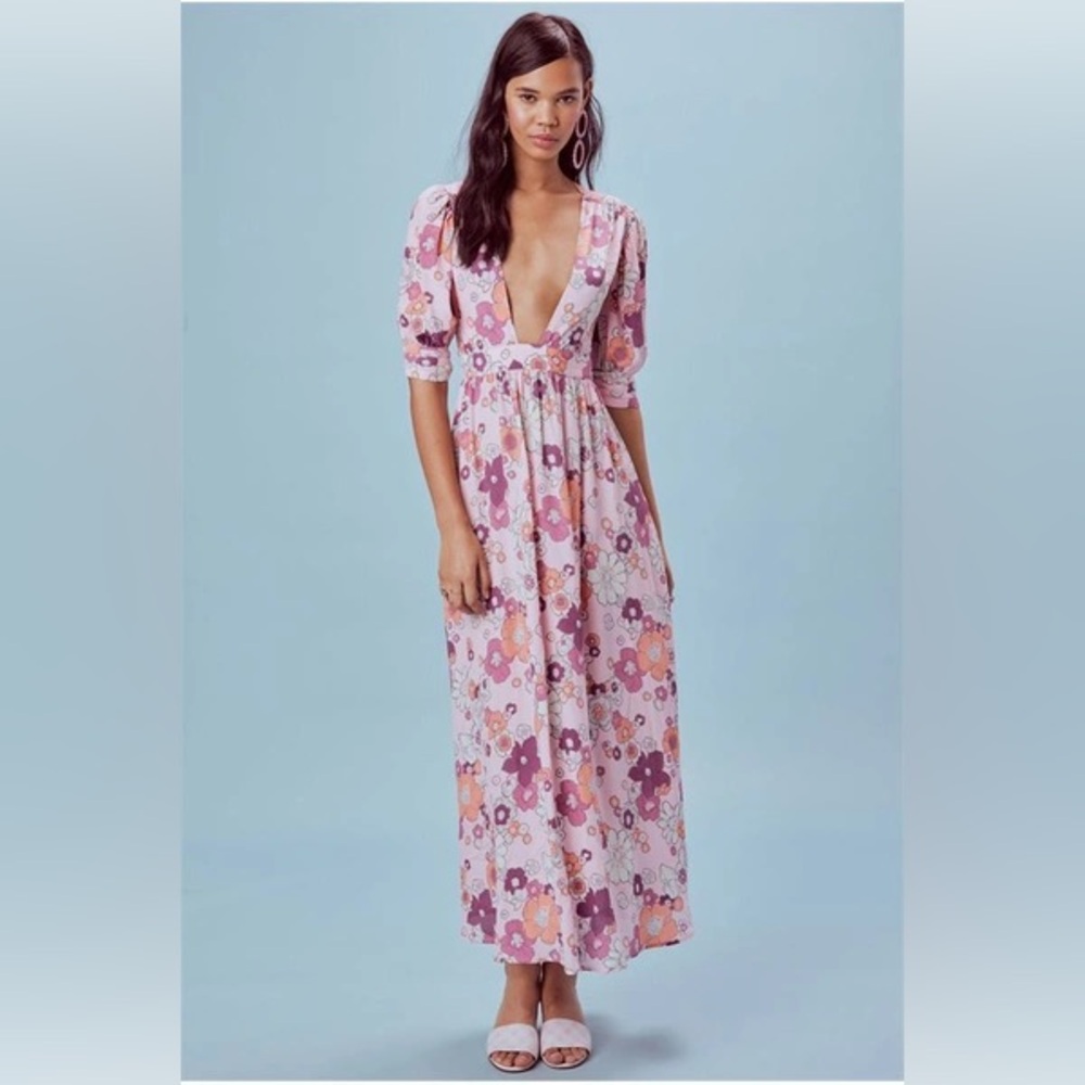 For Love and Lemons Magnolia Maxi Dress